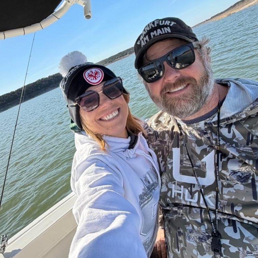 The captains on the water under the T-top